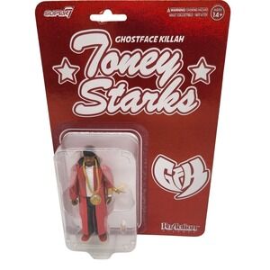 Ghostface Killah Super7 ReAction Figure Wu-Tang‎ 3.75" Sealed